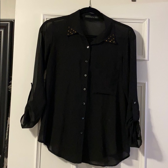 Potters Pot black blouse - Picture 5 of 6